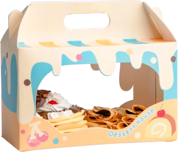 Einfaches Transportieren und Geschenkverpacken der Desserts