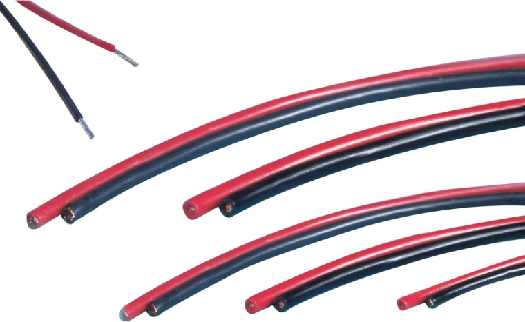 Silikonkabel JAMARA 0,75 mm², 10 m, schwarz