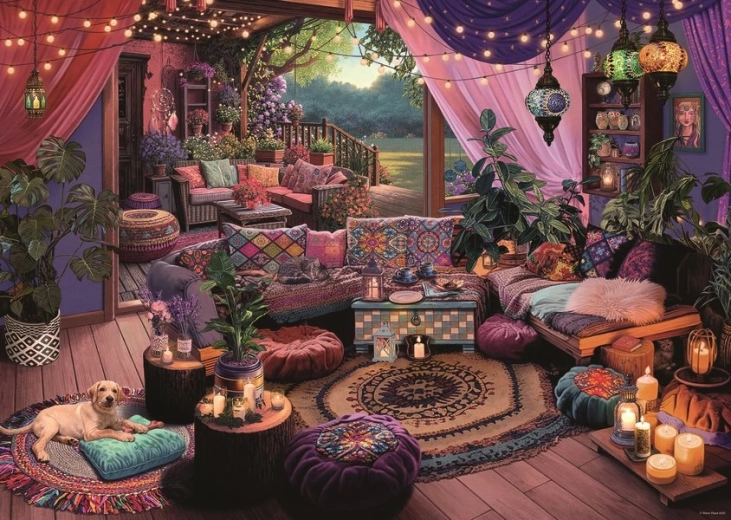 Ravensburger Puzzle Mein gemütliches Boho Refugium 1000 Teile