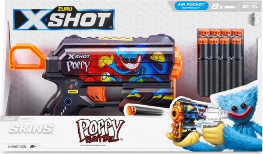 Schaumstoffpistole X-SHOT Flux Toony – 8 Pfeile