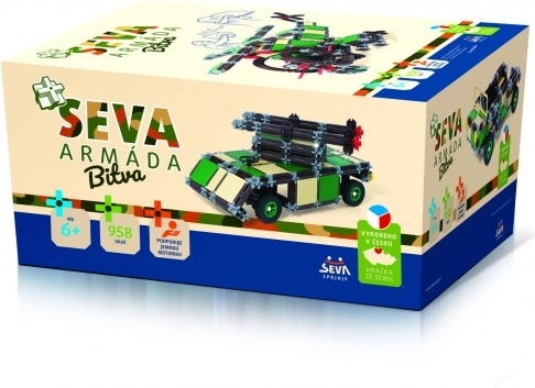 Bausatz SEVA Armee – Schlacht, 958 Teile