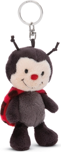 NICI Plüsch-Schlüsselanhänger Marienkäfer 10 cm Green