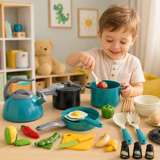 Realistisches Spielen: Kochen und Servieren