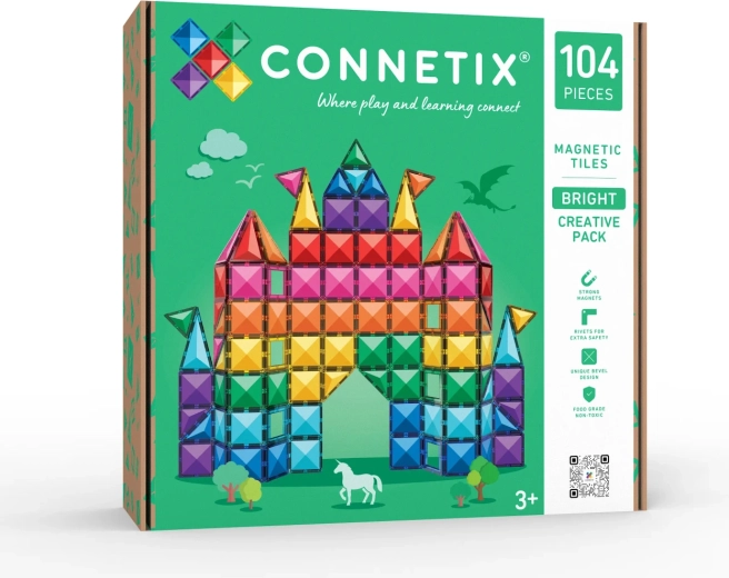 Bright Creative Pack magnetisches Konstruktionsset mit 104 Teilen