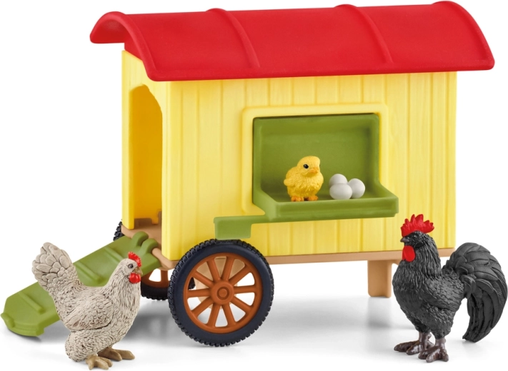 Schleich Farm World mobiler Hühnerstall
