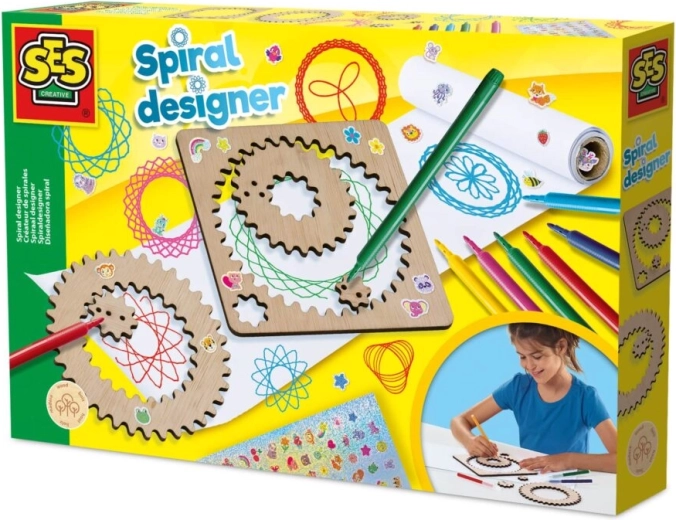 Holzschablonen für Spiralmuster