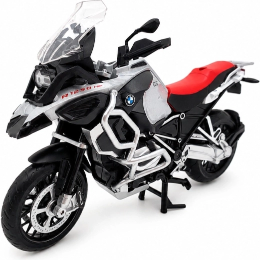 Motorradmodell MSZ BMW R1250GS Adventure silber 1:12 – 1 Stück