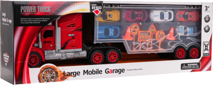 LKW-Autoträger mit Garage