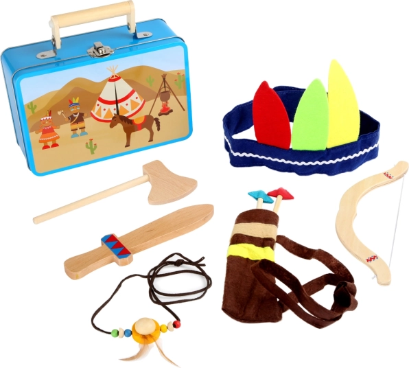 Kinderkoffer Indianerset Small Foot
