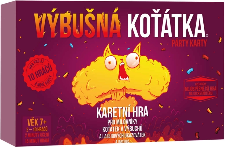 Explodierende Kätzchen: Party-Karten