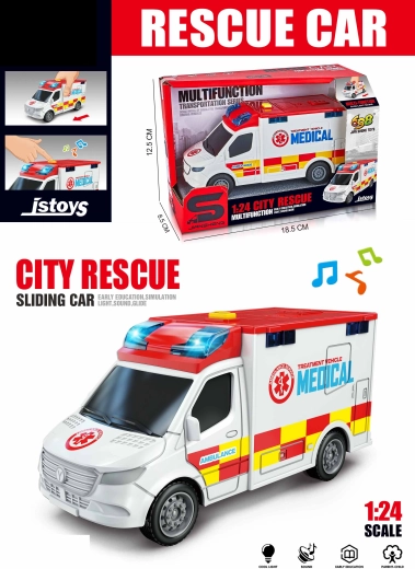 Krankenwagen mit Effekten