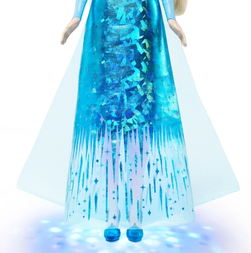 Magische Lichteffekte am Kleid