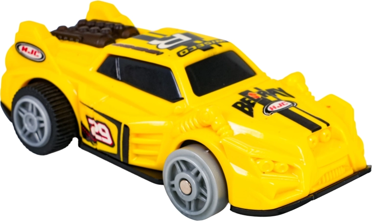 Schnelles Auto mit Beleuchtung