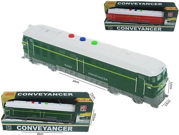 Kinderlokomotive mit Licht- und Soundeffekten, 24 cm
