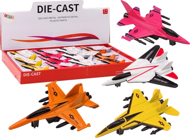 Jagdflugzeug mit Reibungsantrieb Metall