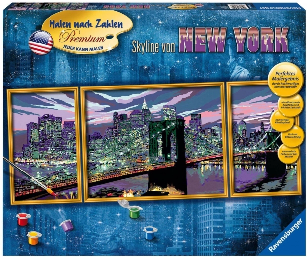 Ravensburger CreArt Panorama New York – Malen nach Zahlen