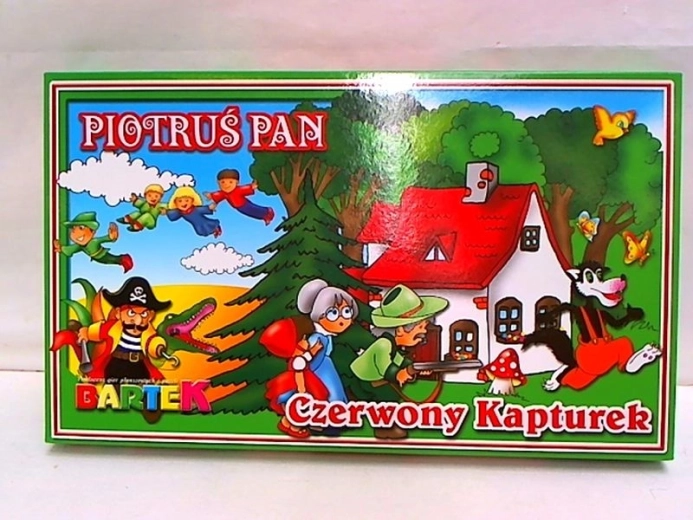 Set mit 2 Kinderspielen: Rotkäppchen und Peter Pan