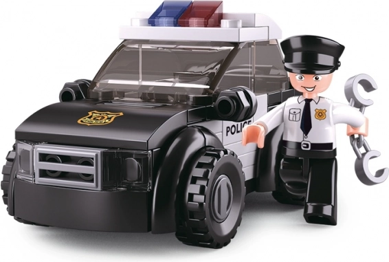 Sluban Polizei Streifenwagen 4-in-1