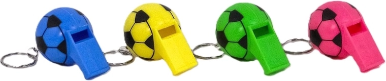 Fußball-Design und kräftige Farben