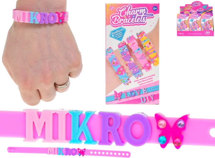 Kreativset zur Herstellung von Armbändern in einer Schachtel