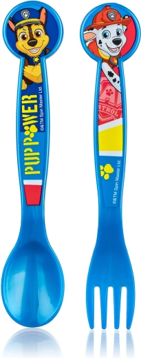 Kinderbesteck aus Kunststoff PATROLA, 2-teiliges Set