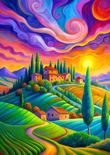 Enjoy Puzzle Toskanisches Licht 1000 Teile