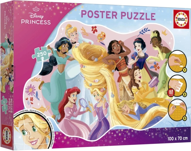Educa Poster-Puzzle Disney Prinzessinnen 250 Teile