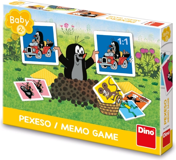 Kinder Pexeso mit dem kleinen Maulwurf von Dino