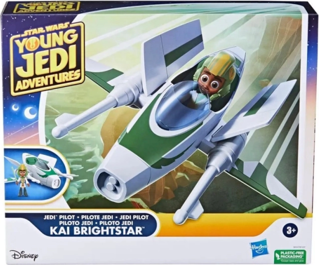 Star Wars Young Jedi Adventures – Kai Brightstars Raumschiff mit Figur
