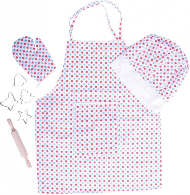 Bigjigs Toys Kinder-Kochset mit Punkten