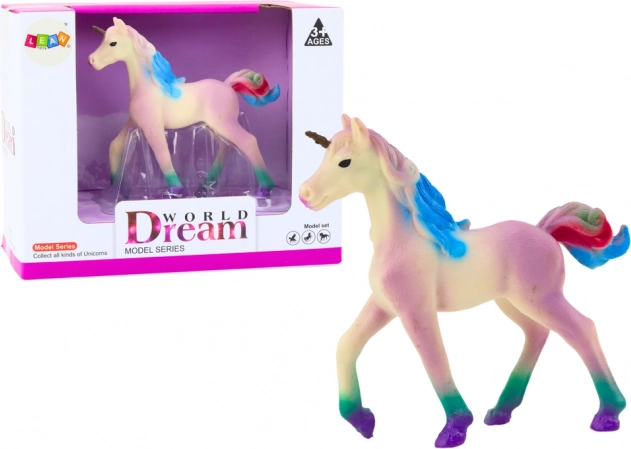 Sammelfigur kleiner lila Einhorn 8 cm