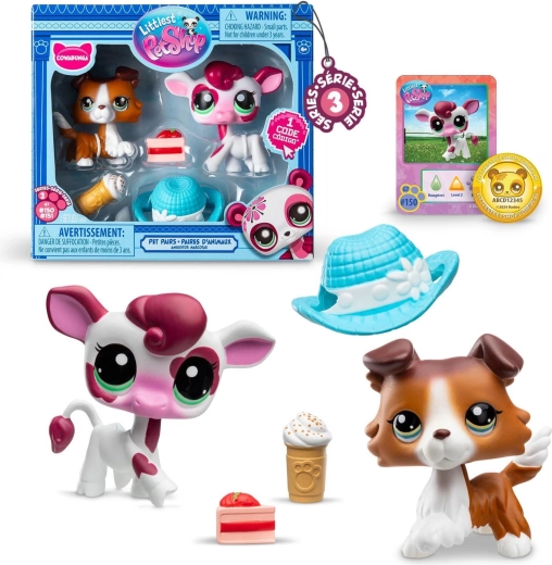 Hasbro Littlest Pet Shop Cowabunga Set mit Figuren und Zubehör