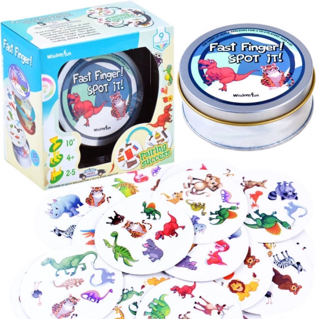 Spiel Beobachtung finde das Paar Dinosaurier