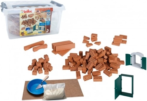 Bausteinset Teifoc Kreativ Box I 145 Stk im Kunststoffbox 30x20x15 cm