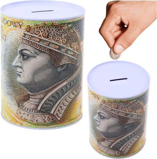 Metallspardose Banknote 200 PLN 16×12 cm