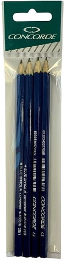 Grafitstifte CONCORDE Blue Office – Set 4 Stk.