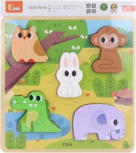 Haptisches Holzpuzzle Waldtiere VIGA