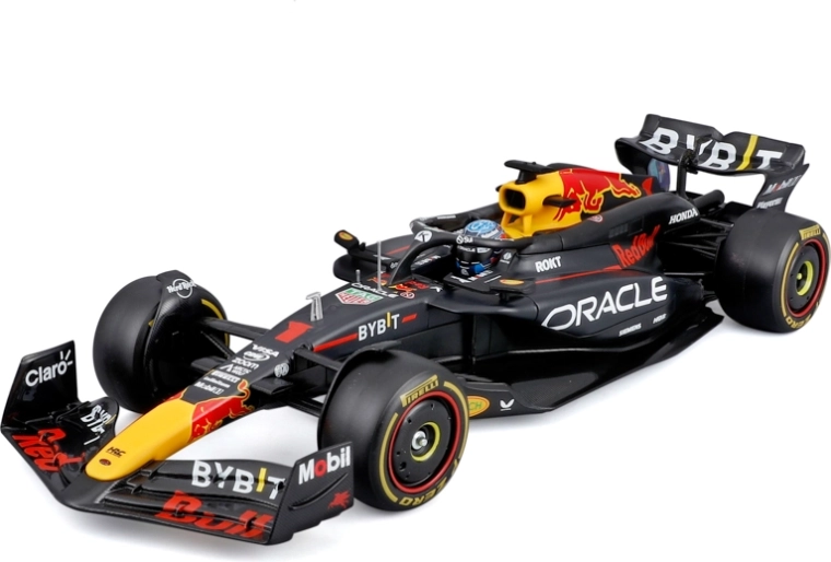 Bburago Modell F1 Oracle Red Bull Racing RB20 2024 Max Verstappen 1:24 in Acrylbox