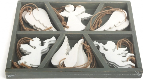 Holz-Weihnachtsdeko Engel