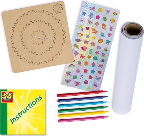 Glitzersticker für extra Dekoration