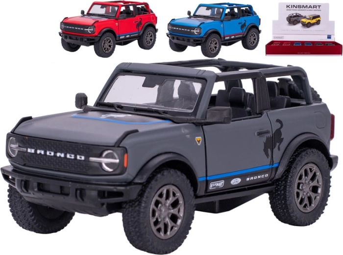 Kinsmart Metallmodell Ford Bronco 2022, 13 cm – 1 Stück