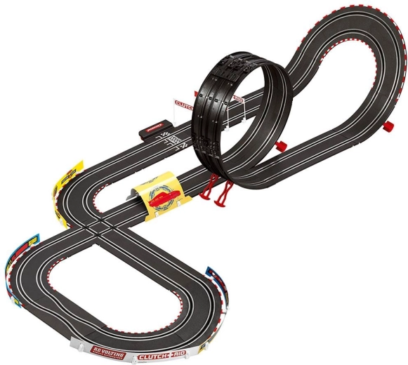 Action-Strecke mit Looping und Hindernissen