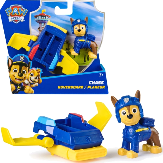 Paw Patrol Chase Figur mit Hoverboard 6,5 cm
