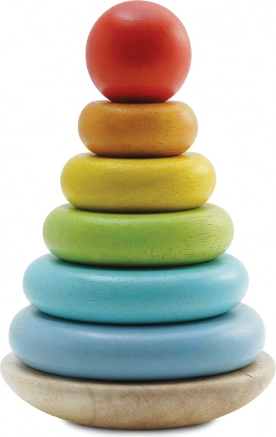 Holz-Steckturm Regenbogen LE TOY VAN