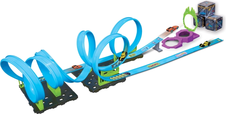 Maisto Cyber Racers Dual Race Challenge Rennbahn 2-in-1