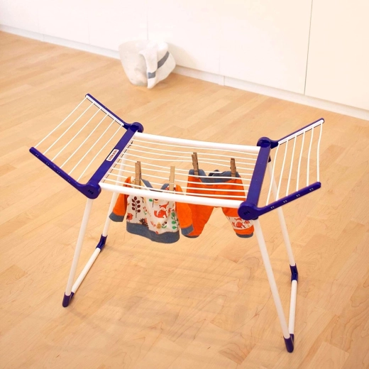 Klappbare Konstruktion spart Platz