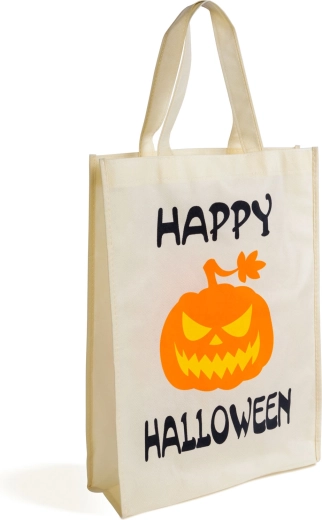 Halloween-Geschenktüte mit Kürbis Happy Halloween 30 × 40 cm