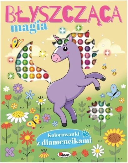 Glitzerndes magisches Malbuch mit Diamantstickern