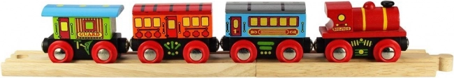 Bigjigs Rail Personenzug mit 2 Gleisen