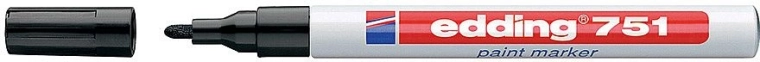 Lackmarker Edding 751 schwarz